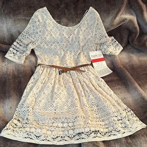 City Triangles Cream Lace Dress Sz13